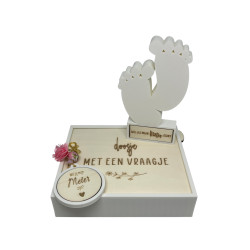 copy of Sleutelhanger "Wil je mijn meter worden?" hartjes