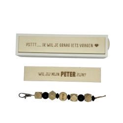 Sleutelhanger 3D doosje peter