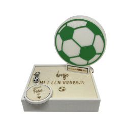 Geschenkbox voetbal 3D