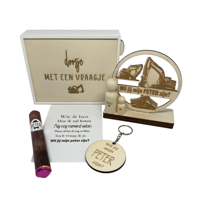 copy of Geschenkbox voetjes - Peter - blauw