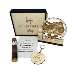 copy of Geschenkbox voetjes - Peter - blauw