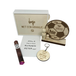 Geschenkbox voetbal - Peter