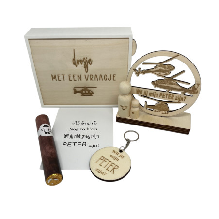 copy of Geschenkbox voetjes - Peter - blauw