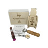 Geschenkbox bierfles - Peter - blauw