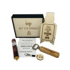 Geschenkbox bierfles - Peter - blauw