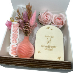 copy of Geschenkbox "Wil jij mijn Meter worden?" - roze