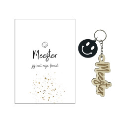 Sleutelhanger MEESTER smiley