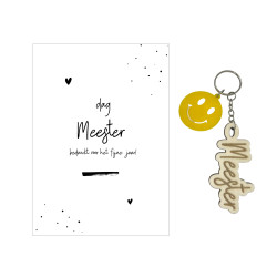 copy of Sleutelhanger JUF | zeester | blauw