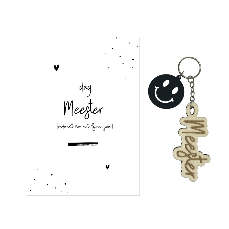 Sleutelhanger MEESTER | streep