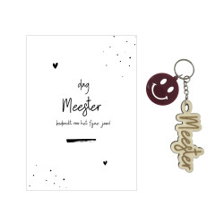 copy of Sleutelhanger JUF | zeester | blauw