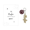 copy of Sleutelhanger JUF | zeester | blauw