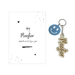 Sleutelhanger MEESTER | streep