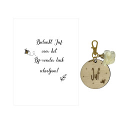Sleutelhanger JUF | BIJ-zonder