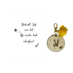 Sleutelhanger JUF | BIJ-zonder