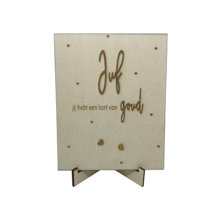 copy of Geschenkbox JUF - handje - groen