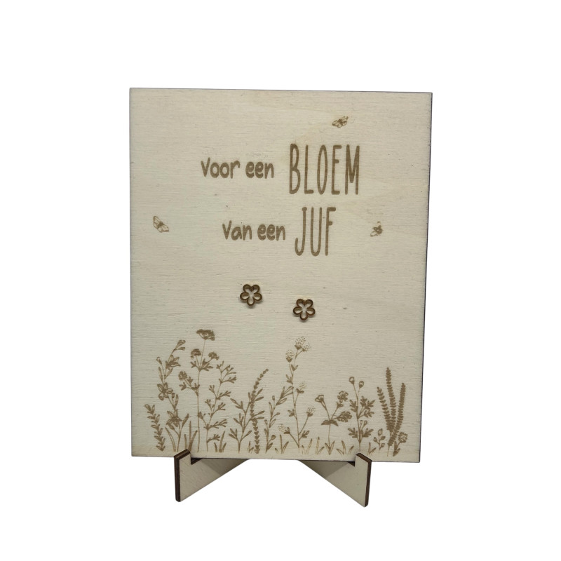 Oorbellen JUF - bloem
