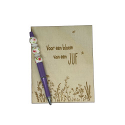 Tekstbord SUPERJUF | roze