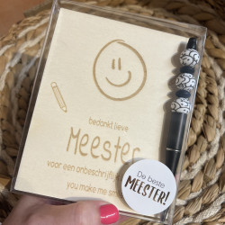 Kralenpen Juf/ meester