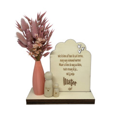 Geschenkbox vaasje - bloemvorm