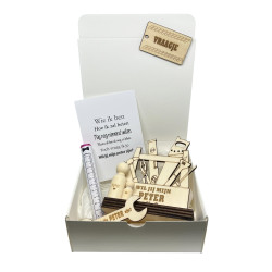 Geschenkbox gereedschap - peter - zwart