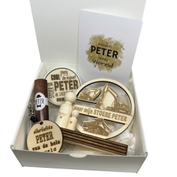 Geschenkbox graafmachine - liefste peter