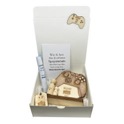 copy of Geschenkbox gsm-houder - Peter - okergeel-grijs
