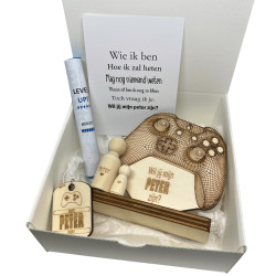 copy of Geschenkbox gsm-houder - Peter - okergeel-grijs