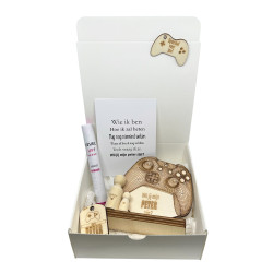 copy of Geschenkbox gsm-houder - Peter - okergeel-grijs
