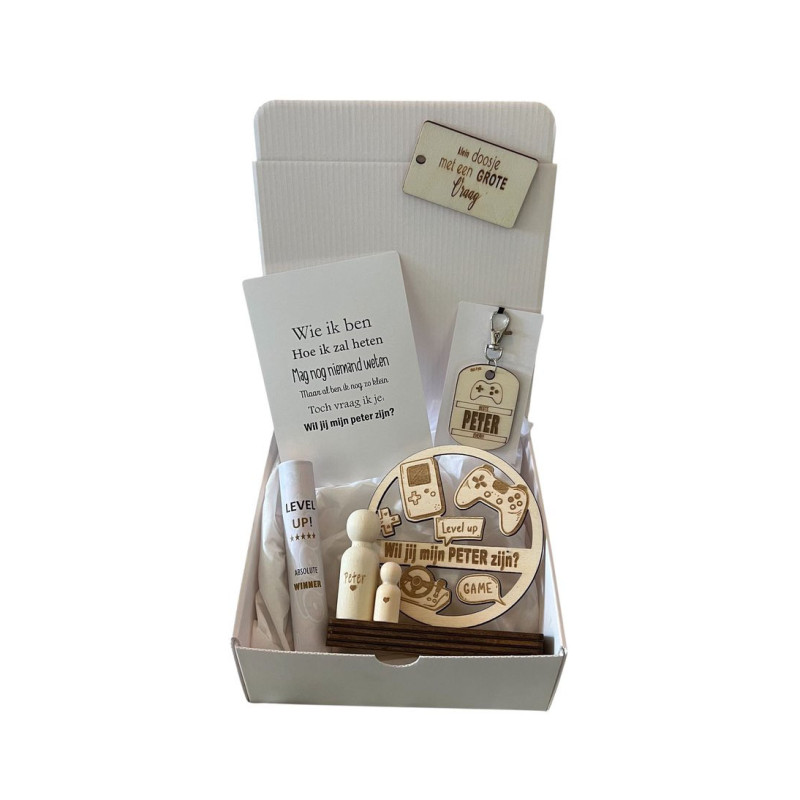 copy of Geschenkbox voetjes - Peter - blauw