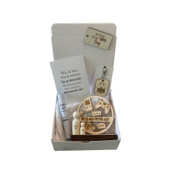 copy of Geschenkbox voetjes - Peter - blauw