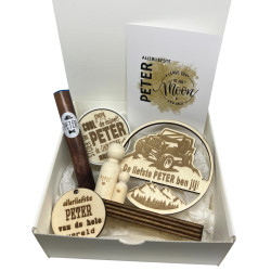 copy of Geschenkbox voetjes - Peter - blauw