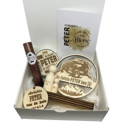 copy of Geschenkbox voetjes - Peter - blauw