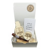 Geschenkbox bierfles - Peter - blauw