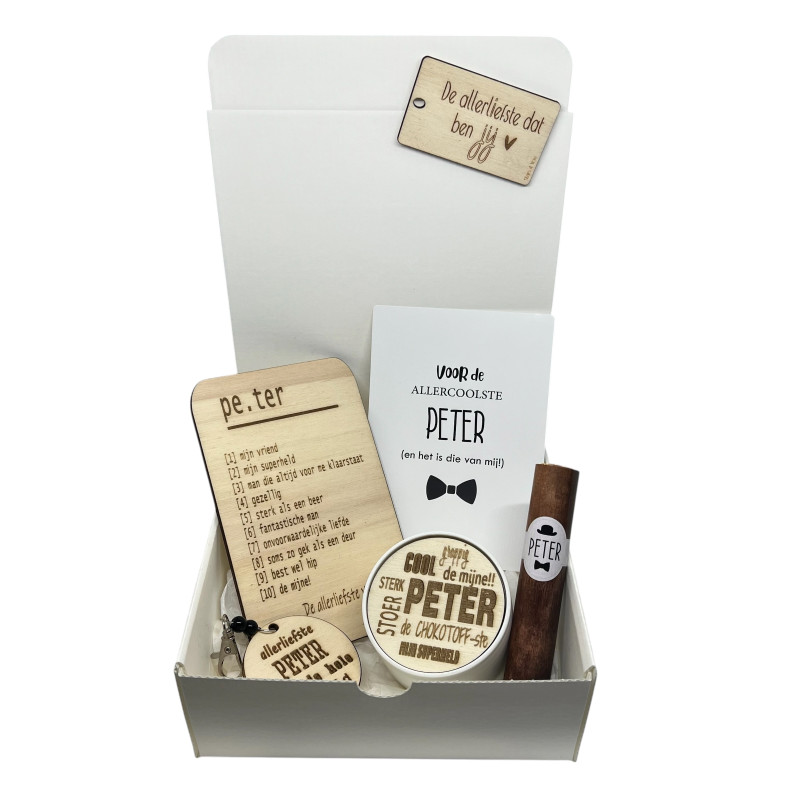 Geschenkbox Peter - STRIK - zwart