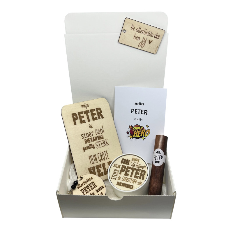 Geschenkbox Peter - HELD - oker
