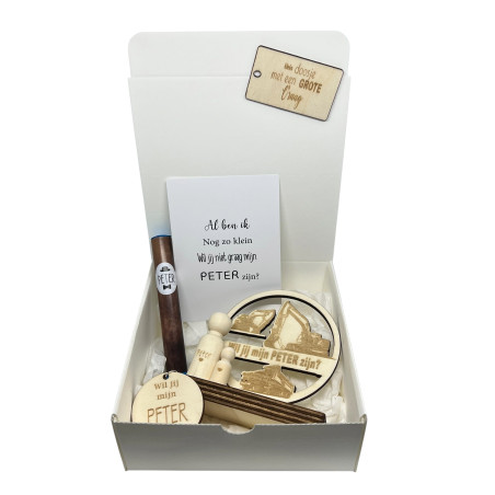 copy of Geschenkbox voetjes - Peter - blauw