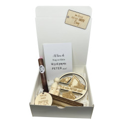 copy of Geschenkbox voetjes - Peter - blauw