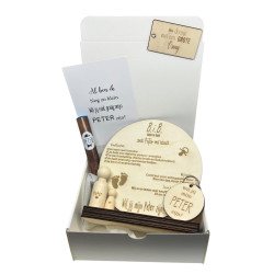Geschenkbox sigaar - Peter - geel