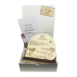 Geschenkbox sigaar - Peter - geel