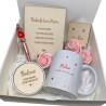 Geschenkbox liefste meter - mok hartje roze