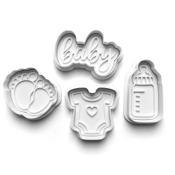 Koekjesvorm babyshower set