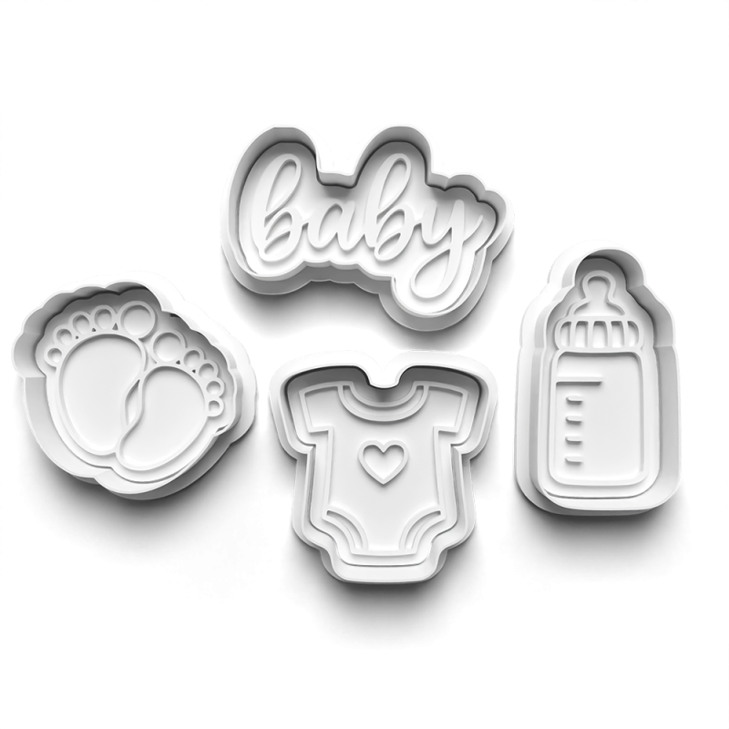 Koekjesvorm babyshower set
