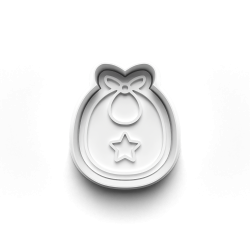 Koekjesvorm babykleding slab