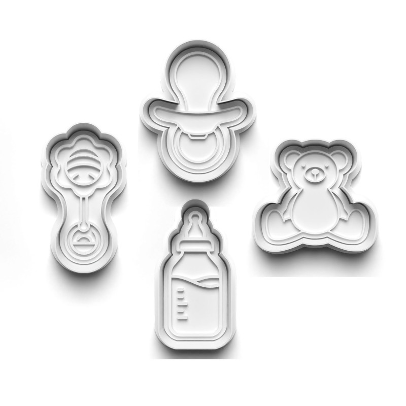 Koekjesvorm baby01 set