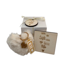 Cadeaudoosje pompom - liefste meter