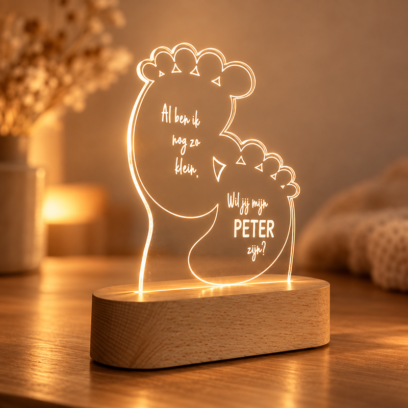 LED lamp Wil jij mijn Peter zijn?