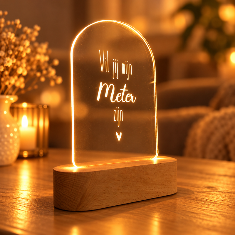 LED lamp Wil jij mijn Meter zijn?