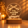 LED lamp liefste Peter gitaar