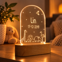 LED lamp kinderkamer dieren giraffe