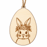 Houten paashanger bunny